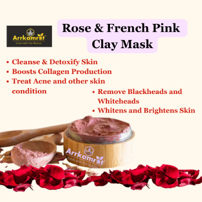 Picture of Rose & French Pink Clay Mask