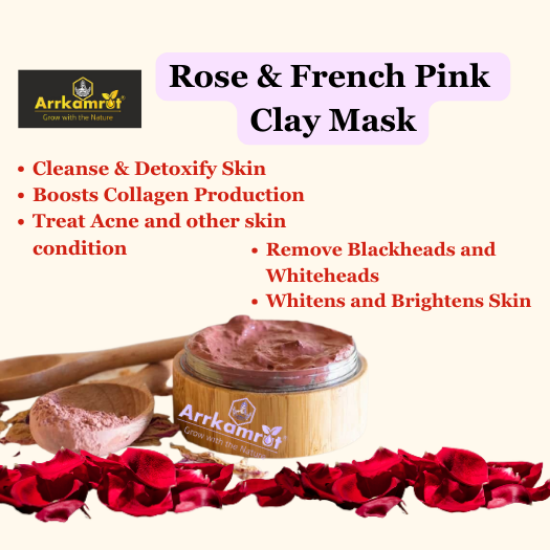 Picture of Rose & French Pink Clay Mask